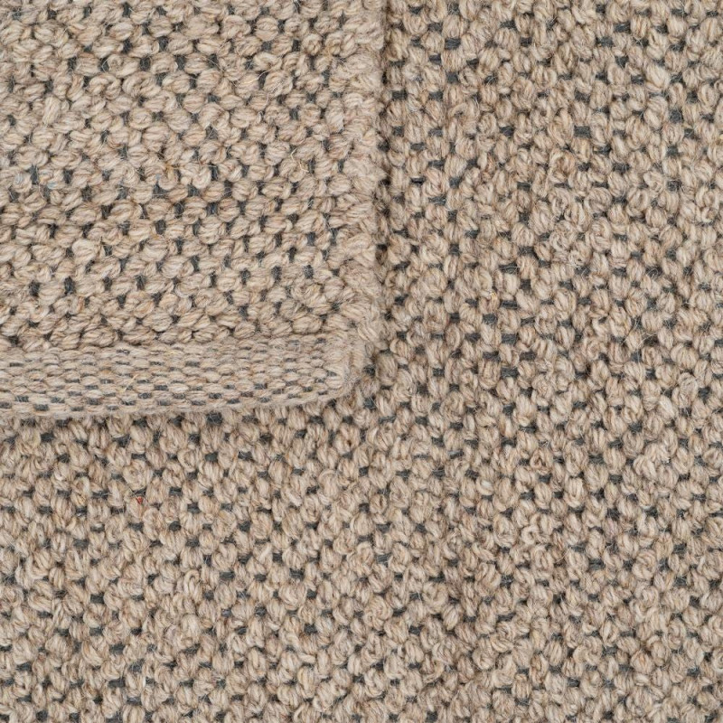 Tapis en laine et coton beige 160x230 cm Syrnak Ixia - 5