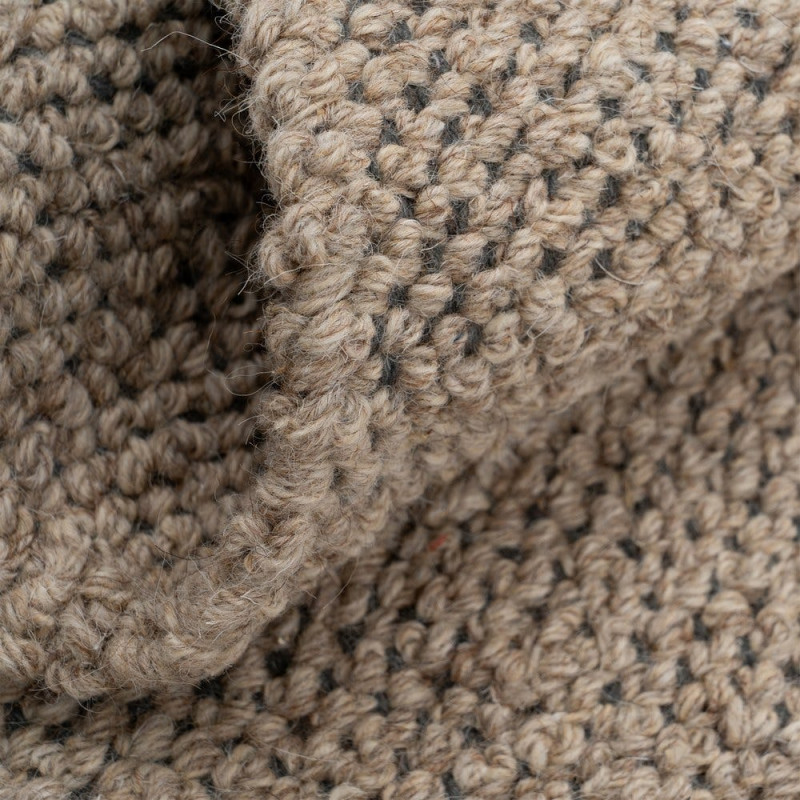 Grand tapis en laine et coton beige 200x300 cm Syrnak Ixia - 3