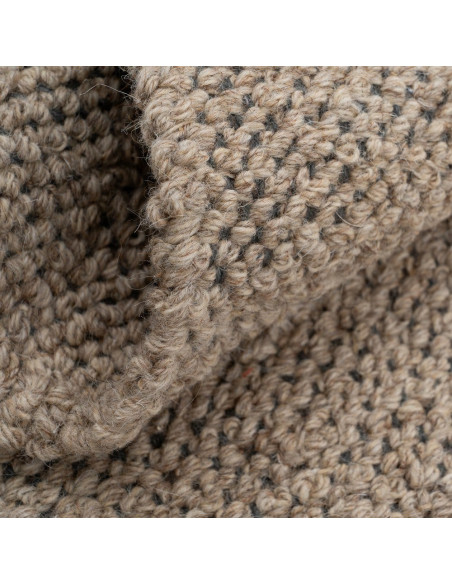 Grand tapis en laine et coton beige 200x300 cm Syrnak Ixia - 3