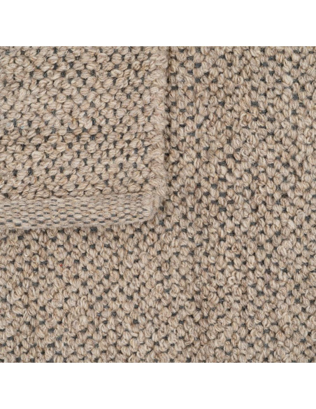 Grand tapis en laine et coton beige 200x300 cm Syrnak Ixia - 5