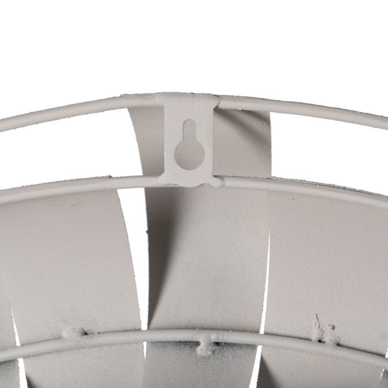 Miroir mural rond métal blanc 66,5 cm Vaeloria Ixia - 5