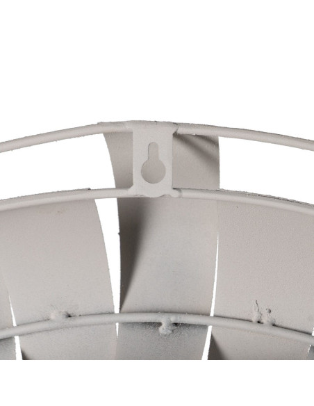 Miroir mural rond métal blanc 66,5 cm Vaeloria Ixia - 5