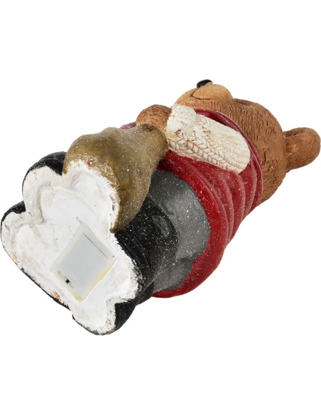 Figurine de Noël LED ours sapin en céramique 39 cm Kittila  - 3