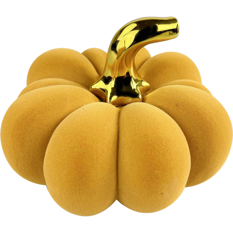 Citrouille décorative d’automne en céramique 19 cm Volkrune  - 1