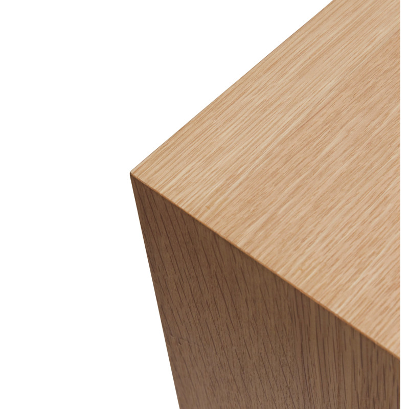 Vitrine vaisselier bois clair verre 170 cm Shoji Hübsch - 7