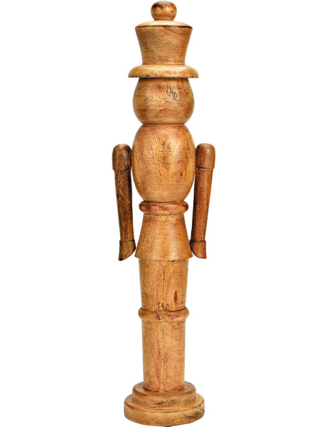 Casse-noisette de Noël bois de manguier 50 cm Olbernhau Wurm - 1