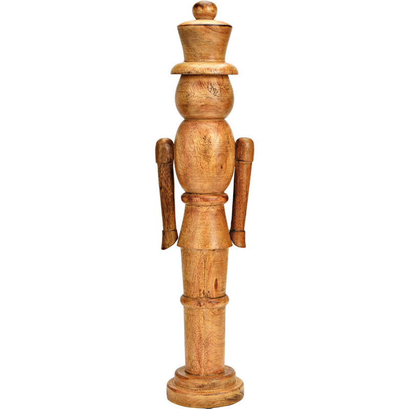 Casse-noisette de Noël bois de manguier 50 cm Olbernhau Wurm - 1