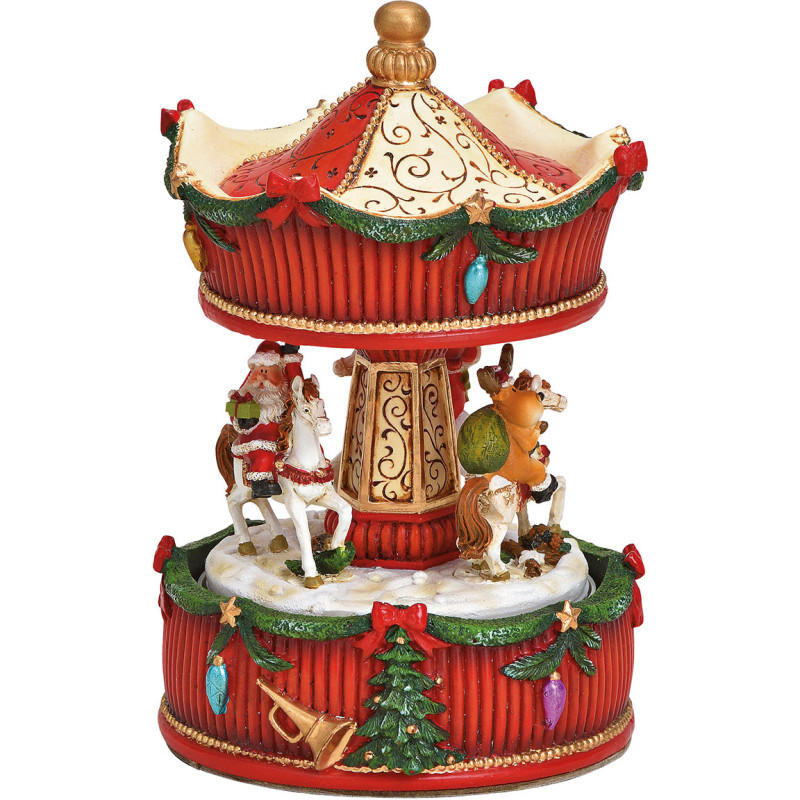Carrousel de Noël musical 17 cm Torgau Wurm - 1