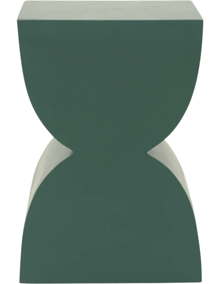 Table d’appoint sablier vert laurier en manguier 40 cm Corvo Urban Nature Culture - 3