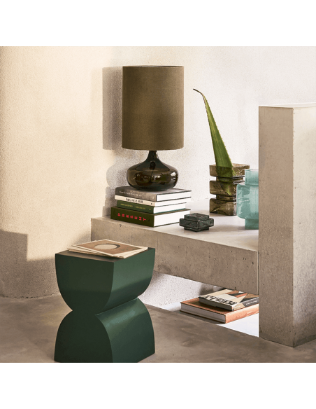 Table d’appoint sablier vert laurier en manguier 40 cm Corvo Urban Nature Culture - 2