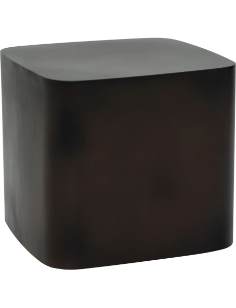 Table d’appoint métal brun foncé 38x38x34 cm Evan Urban Nature Culture - 1