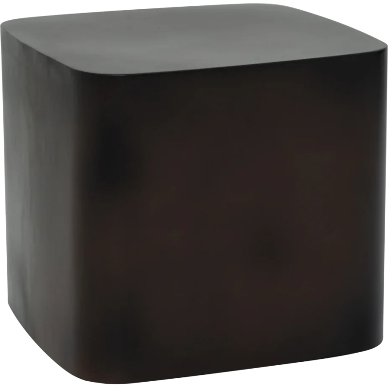 Table d’appoint métal brun foncé 38x38x34 cm Evan Urban Nature Culture - 1