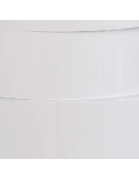 Table d’appoint ronde bois de manguier blanc Ø32x38 cm Pila Urban Nature Culture - 4