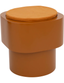 Table d’appoint ronde terracotta Ø45x40 cm Tabouret