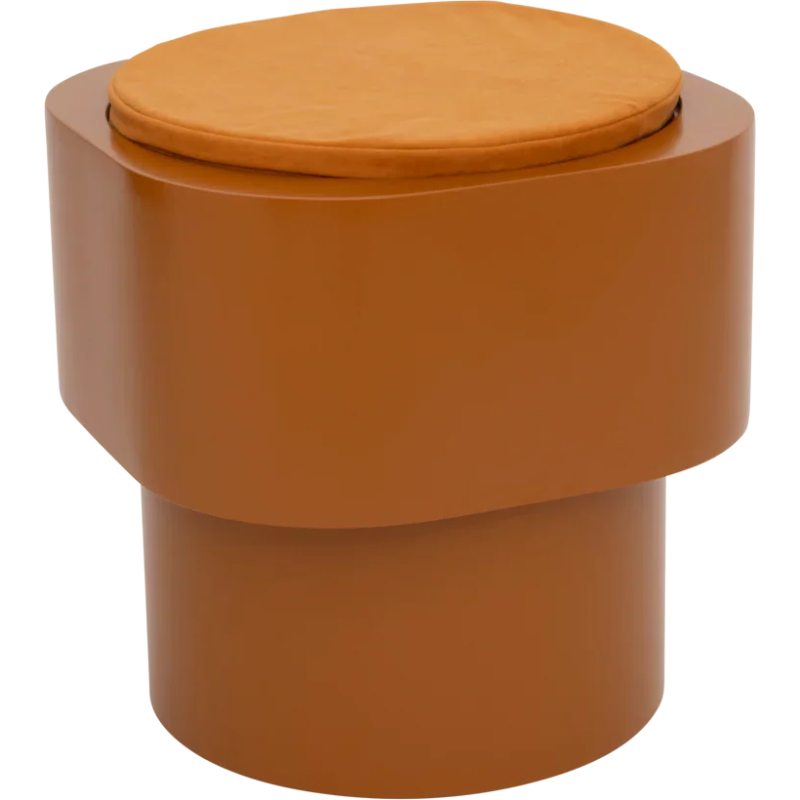 Table d’appoint ronde terracotta Ø45x40 cm Tabouret Urban Nature Culture - 1