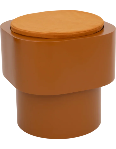 Table d’appoint ronde terracotta Ø45x40 cm Tabouret Urban Nature Culture - 1