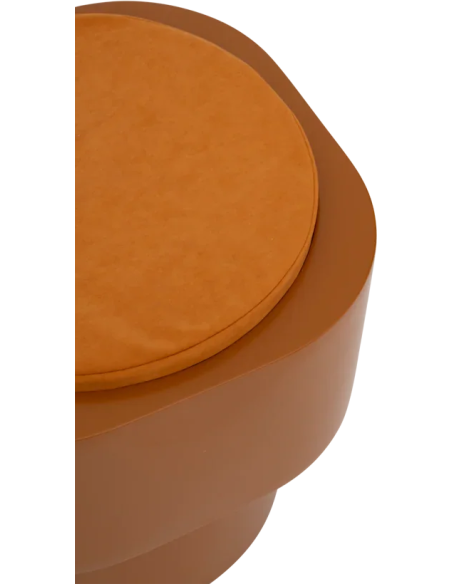 Table d’appoint ronde terracotta Ø45x40 cm Tabouret Urban Nature Culture - 4