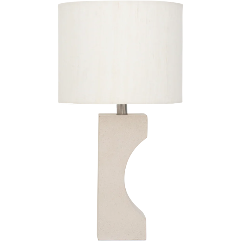 Lampe à poser céramique sable 27x21x50 cm Fiocco Urban Nature Culture - 1