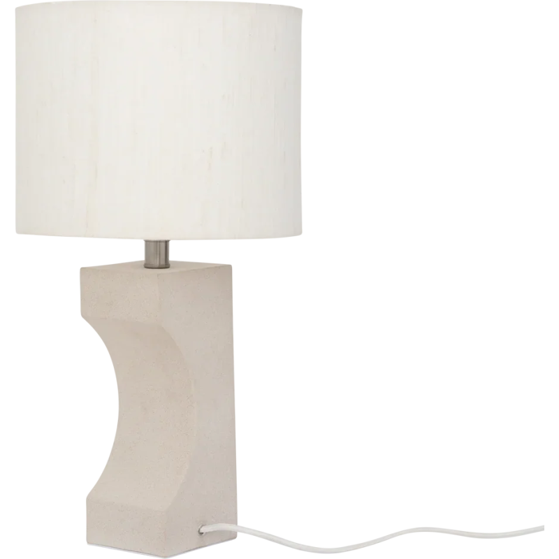 Lampe à poser céramique sable 27x21x50 cm Fiocco Urban Nature Culture - 3