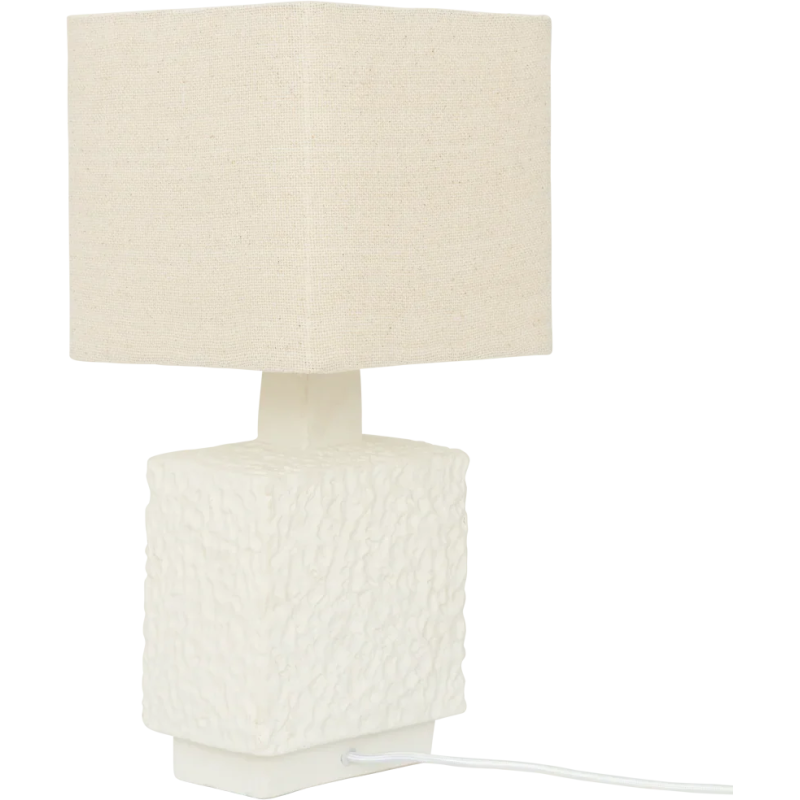 Lampe à poser céramique écrue 22x22x48 cm Meja Urban Nature Culture - 3
