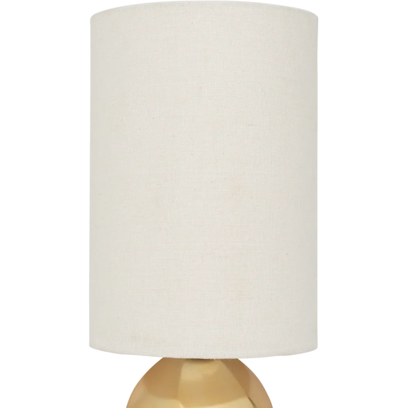 Lampe à poser céramique dorée abat-jour coton Ø22,5x43 cm Suki Urban Nature Culture - 4
