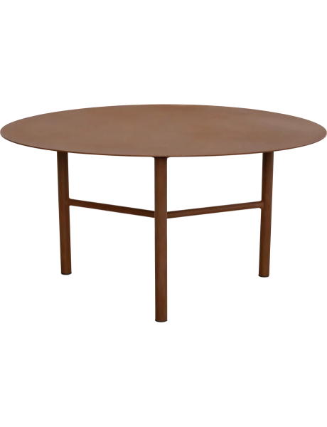 Table basse de jardin métal effet corten rouille 70x50x37 cm Tiago Urban Nature Culture - 1