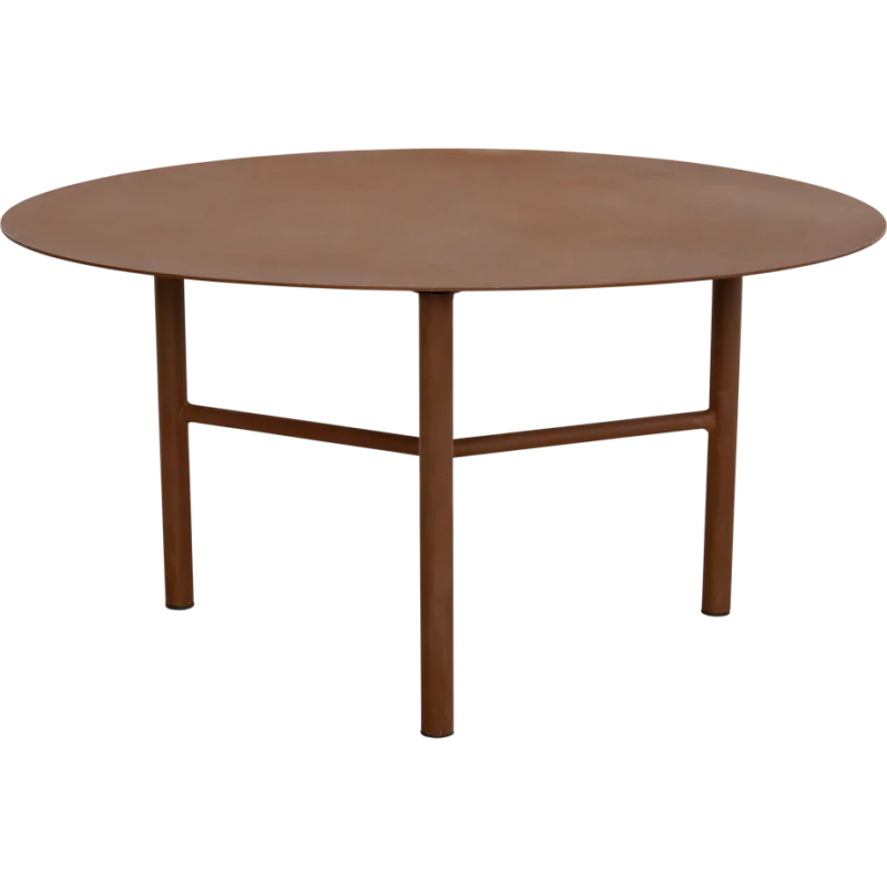 Table basse de jardin métal effet corten rouille 70x50x37 cm Tiago Urban Nature Culture - 1