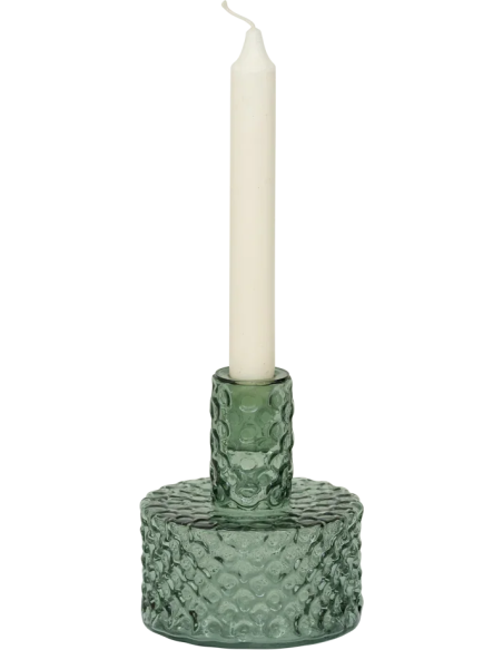 Bougeoir verre recyclé vert d’eau Ø 11,5x13,5 cm Belo Urban Nature Culture - 3