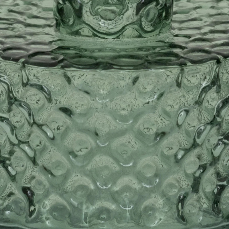 Bougeoir verre recyclé vert d’eau Ø 11,5x13,5 cm Belo Urban Nature Culture - 4
