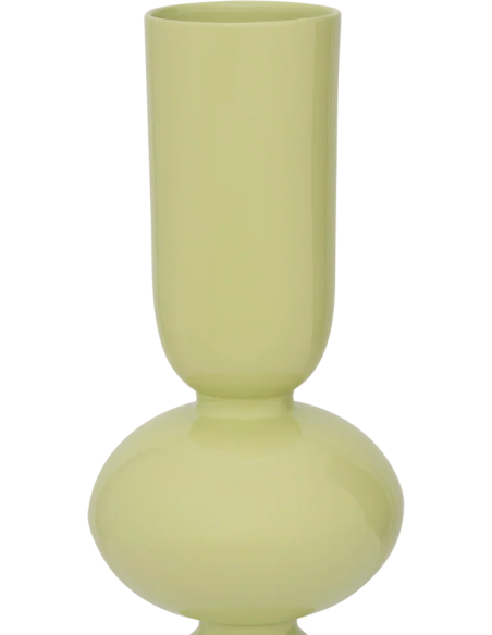 Vase céramique vert tilleul brillant 35 cm Nika Urban Nature Culture - 3