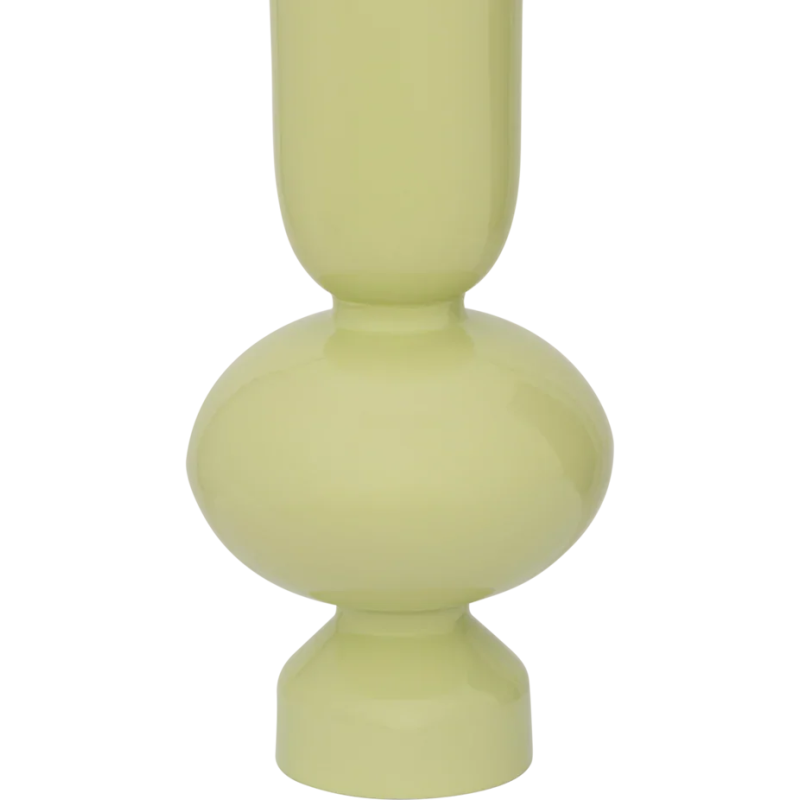 Vase céramique vert tilleul brillant 35 cm Nika Urban Nature Culture - 4