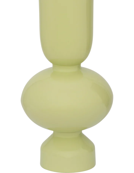 Vase céramique vert tilleul brillant 35 cm Nika Urban Nature Culture - 4