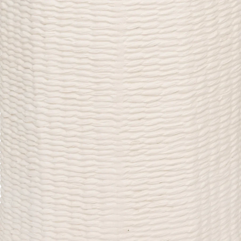 Vase céramique blanc cassé relief tressé 39 cm Aluka Urban Nature Culture - 4