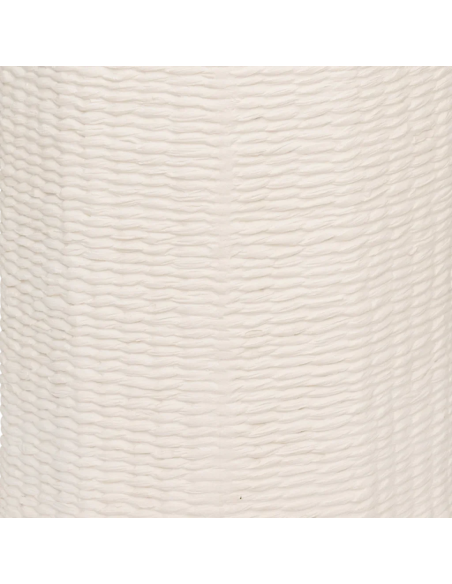 Vase céramique blanc cassé relief tressé 39 cm Aluka Urban Nature Culture - 4