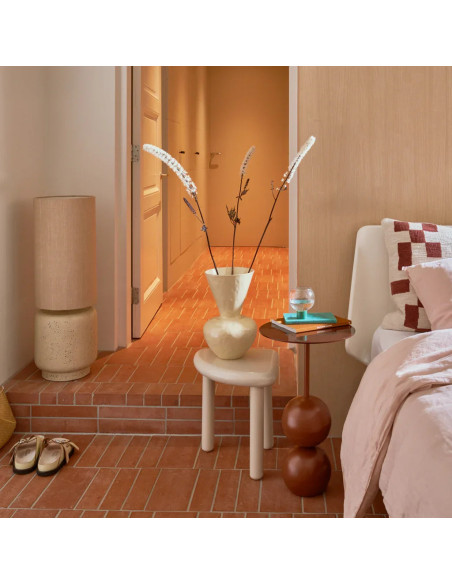 Vase céramique beige kaki évasé 34 cm Langa Urban Nature Culture - 2