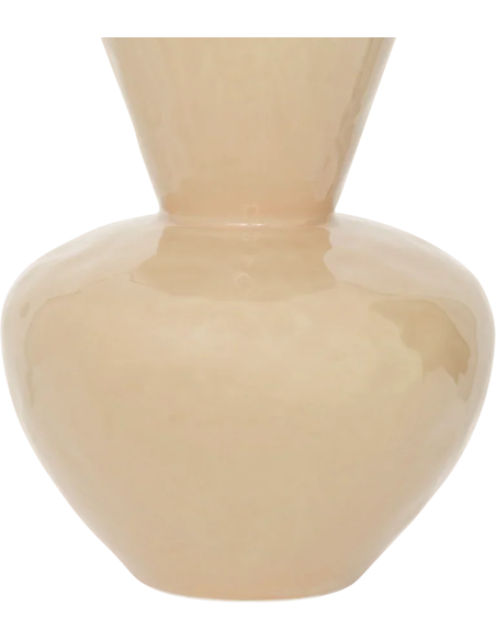 Vase céramique beige kaki évasé 34 cm Langa Urban Nature Culture - 4