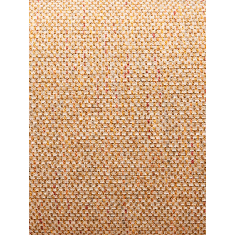 Fauteuil lounge beige accoudoirs bois Stiléo  - 8