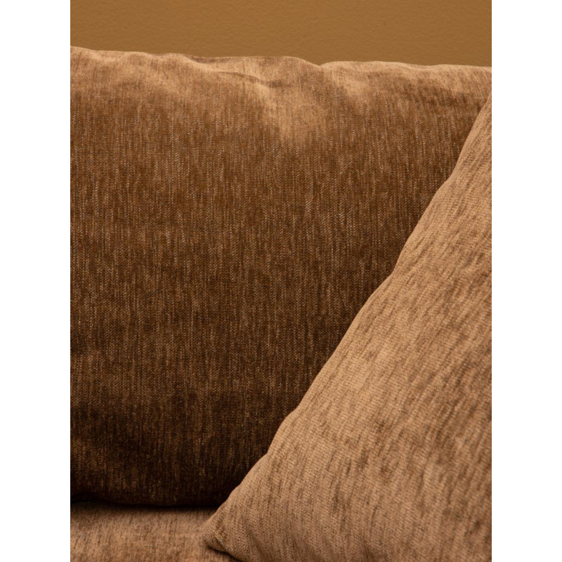 Canapé 3 places tissu marron 220 cm Castano  - 6
