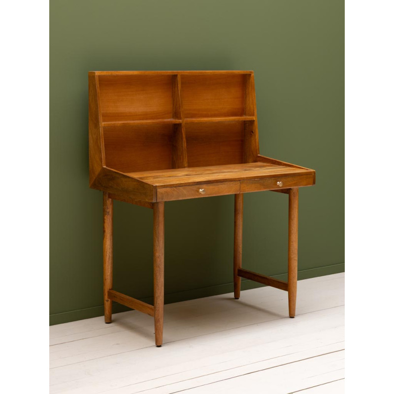 Bureau secrétaire en manguier avec rangements 96x55,5x121,5 cm Office  - 3