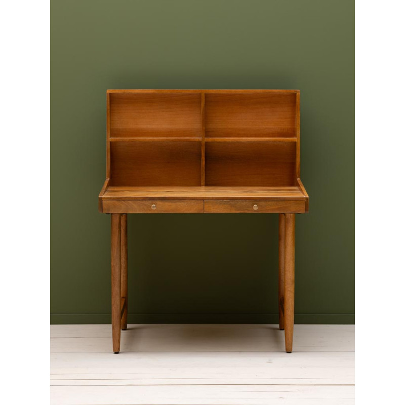 Bureau secrétaire en manguier avec rangements 96x55,5x121,5 cm Office  - 5
