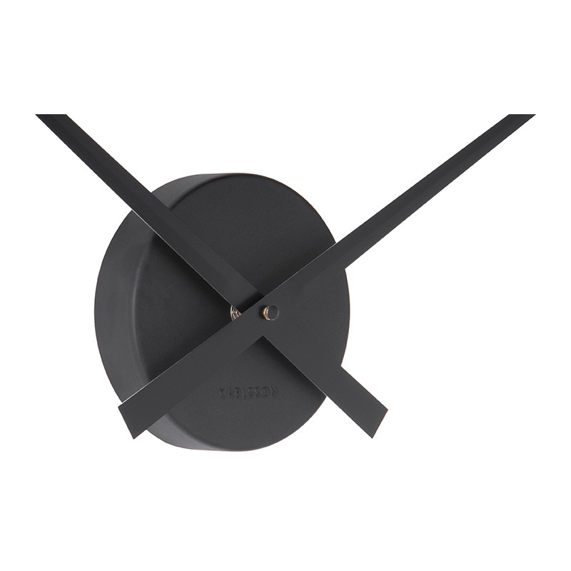 Horloge murale design noire aluminium 44 cm Little Big Time Karlsson - 4