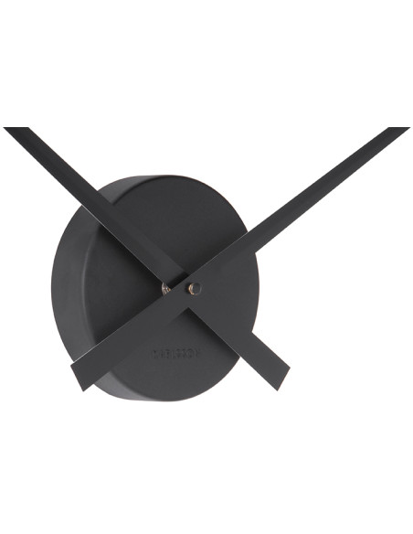 Horloge murale design noire aluminium 44 cm Little Big Time Karlsson - 4