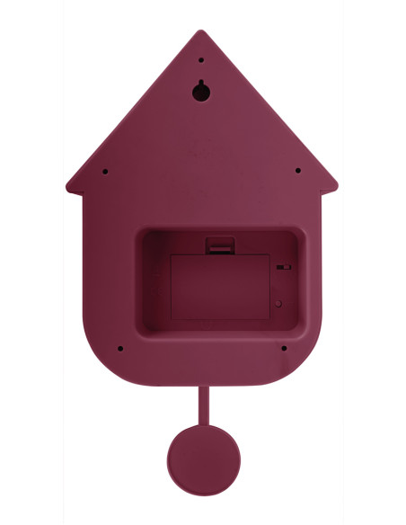 Horloge coucou murale moderne mauve 21,5x8,5x41 cm Cuckoo Oro Karlsson - 4