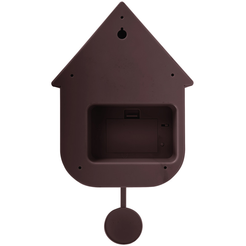 Horloge coucou murale moderne marron foncé 21,5x8,5x41 cm Cuckoo Oro Karlsson - 5