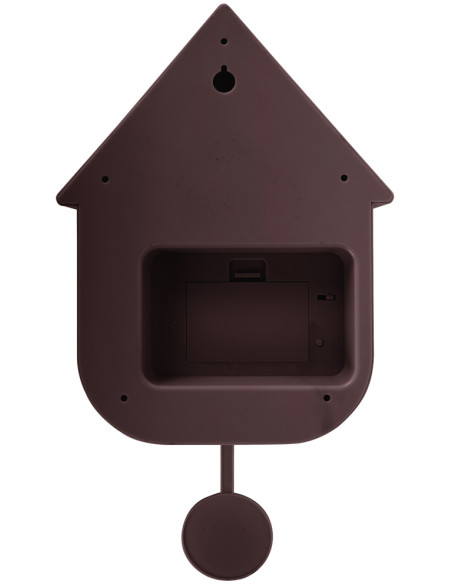 Horloge coucou murale moderne marron foncé 21,5x8,5x41 cm Cuckoo Oro Karlsson - 5