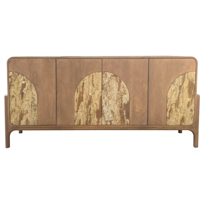 Buffet enfilade 4 portes brun...