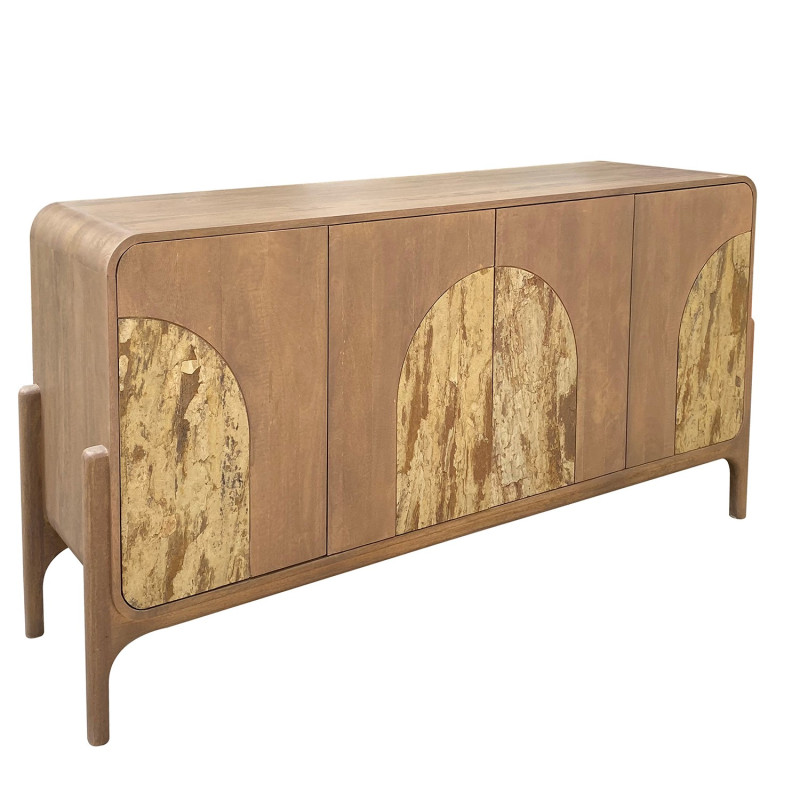 Buffet enfilade 4 portes brun...