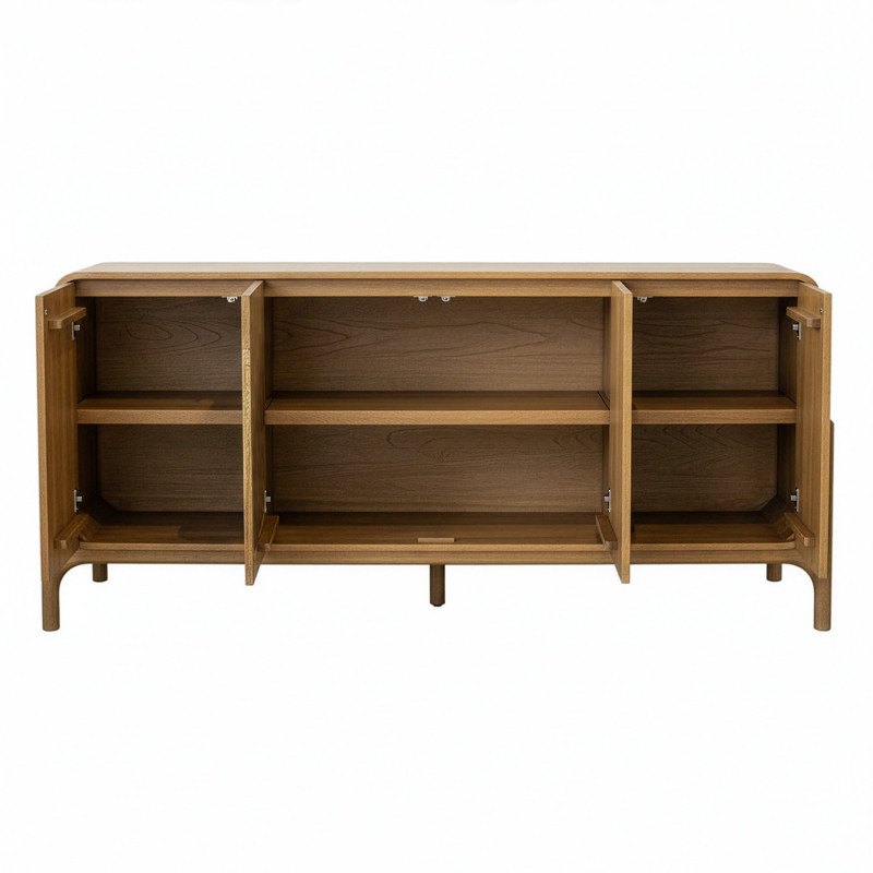 Buffet enfilade 4 portes brun...