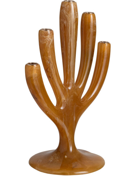 Chandelier arbre en polyrésine caramel 31,5x21,5x44 cm Sukhothai J-Line - 1