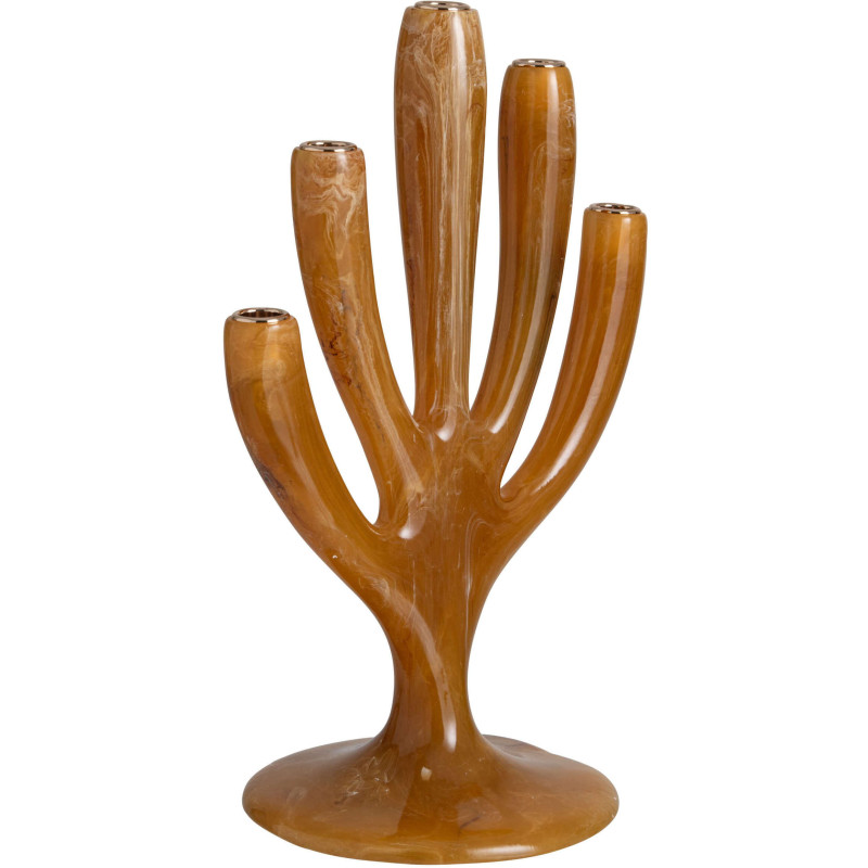 Chandelier arbre en polyrésine caramel 31,5x21,5x44 cm Sukhothai J-Line - 1